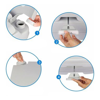 BAÑO QUÍMICO IMPORTCLICK AIR.60 PORTÁTIL 20 LT REUTILIZABLE CAMPING - 4