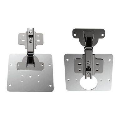 SET IMPORTCLICK 2 PLACAS REPARACIÓN BISAGRA PUERTA ARMARIO MUEBLE HOG.437 - 4