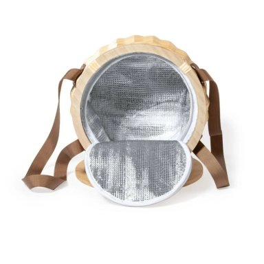 CESTA IMPORTCLICK CANASTO COOLER MIMBRE ALUMINIO TAPA BAMBÚ PICNIC BUBU HOG.1270 - 4