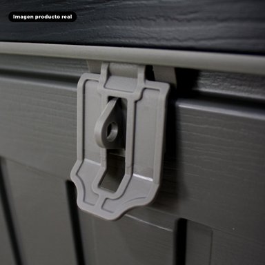 BODEGA IMPORTCLICK AIR.65 BAÚL MULTIUSO E X TERIOR JARDÍN 270 LT 109 X 51 X 55 CM NEGRO - 5