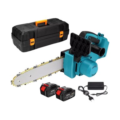 MOTOSIERRA ELÉCTRICA RECARGABLE PORTÁTIL 11,5'' + 2 BATERÍAS - 5