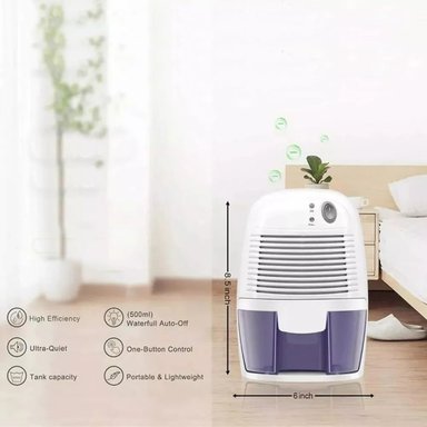 DESHUMIDIFICADOR AIRE IMPORTCLICK ELÉCTRICO 500 ML ELIMINA HUMEDAD - 3
