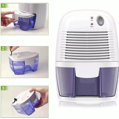 DESHUMIDIFICADOR AIRE IMPORTCLICK ELÉCTRICO 500 ML ELIMINA HUMEDAD - 4