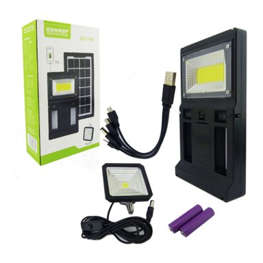 KIT IMPORTCLICK SOLAR EMERGENCIA PORTÁTIL + MINI FOCO LED RECARGABLE - 4