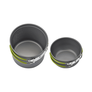SET 5 PIEZAS OLLAS CUBIERTO PEGABLES ULTRALIGERO CAMPING - 3