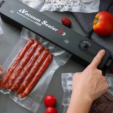 MAQUINA SELLADORA AL VACÍO ALIMENTOS SELLADOR BOLSAS - 4