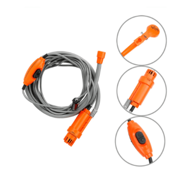 DUCHA CAMPING PORTÁTIL CONEXIÓN AUTO 12 V - 3