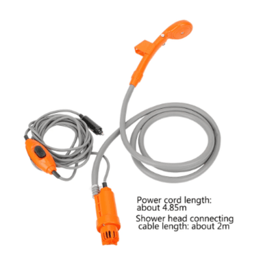 DUCHA CAMPING PORTÁTIL CONEXIÓN AUTO 12 V - 4