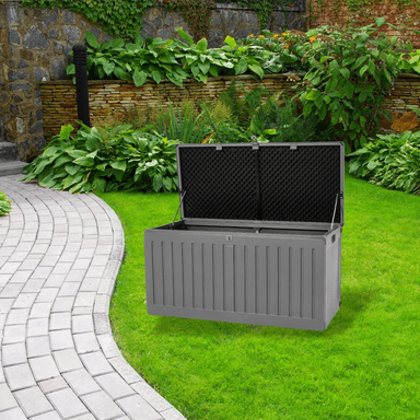 BAÚL ORGANIZADOR CAJA INTERIOR EXTERIOR 270 L GRIS - 4