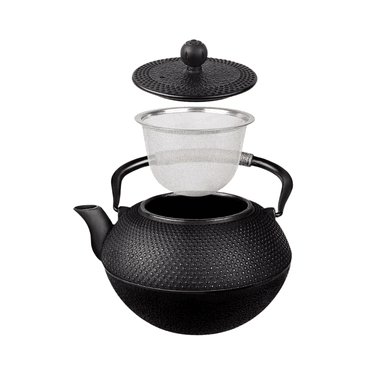 TETERA JAPONESA HIERRO FUNDIDO DURADERO INFUSOR ACERO INOXIDABLE - 2