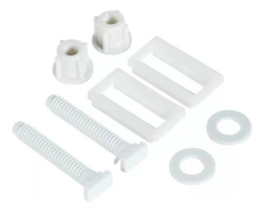 TAPA BAÑO WC ASIENTO INODORO REDONDO UNIVERSAL 6X36X42 CM BLANCO - 4