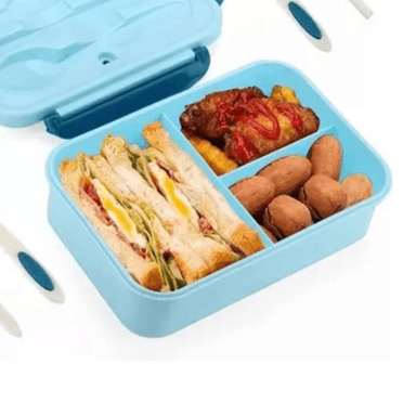 TUPPER CONTENEDOR MICROONDAS ALIMENTOS SERVICIO CELESTE - 4