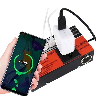 INVERSOR VAJE AUTO CONVERTIDOR CORRIENTE MULTIPROPÓSITO 12 V 220V 1.5K - 3
