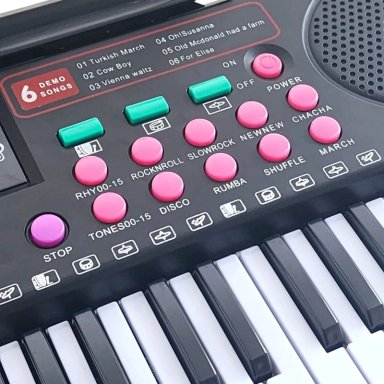 TECLADO PIANO MUSICAL DIGITAL 61 TECLAS 16 TONOS - 4