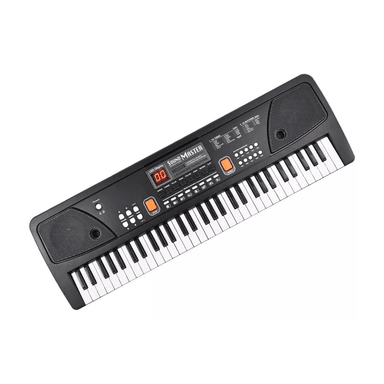 TECLADO 61 TECLAS PIANO MUSICAL DIGITAL NEGRO - 1