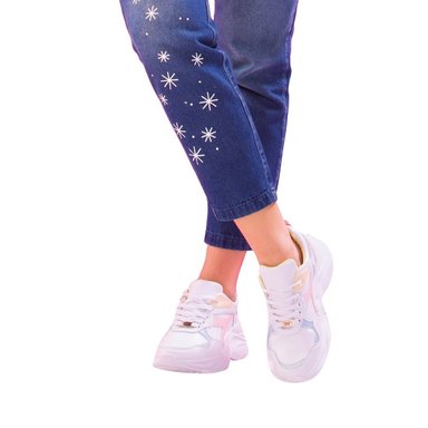 JEANS PUSH UP MUJER TYT AZUL LUNA MOM COLOMBIANO - 3