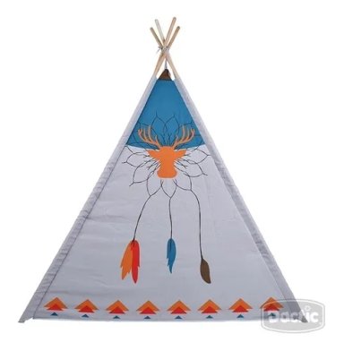 CARPA TIPI CARPA INDIO NIÑO NIÑA EN COLOR BLANCO - 2
