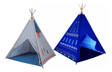 CARPA TIPI CARPA INDIO NIÑO NIÑA COLOR AZUL - 2