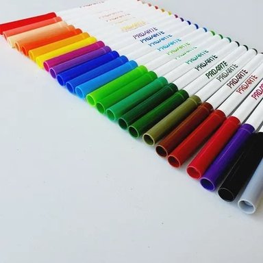 MARCADORES LETTERING PUNTA CONICA 24 COLORES - 2