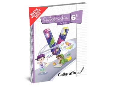 CUADERNO DE CALIGRAFÍA VERTICAL 6° BÁSICO - MUNDICROM - 1