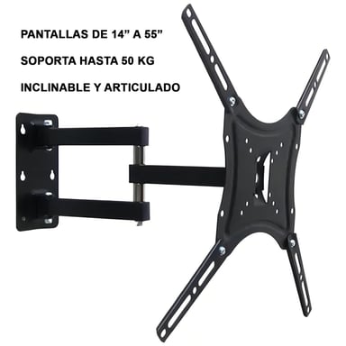 SOPORTE TV TELEVISOR LED BRAZO ARTICULADO MURO PARED 14 A 55 - 3
