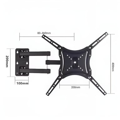 SOPORTE TV TELEVISOR LED BRAZO ARTICULADO MURO PARED 14 A 55 - 6