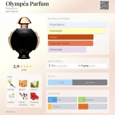 PERFUME RABANNE OLYMPEA PARFUM 30 ML MUJER - 5