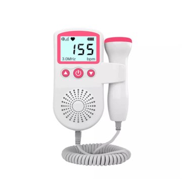 MONITOR FETAL DOPPLER ULTRASONIDO LATIDOS BEBE  ROSADO - 1