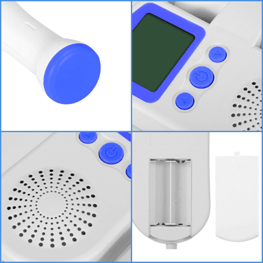 MONITOR FETAL DOPPLER MUNDO ONLINE ULTRASONIDO LATIDOS BEBÉ AZUL - 3
