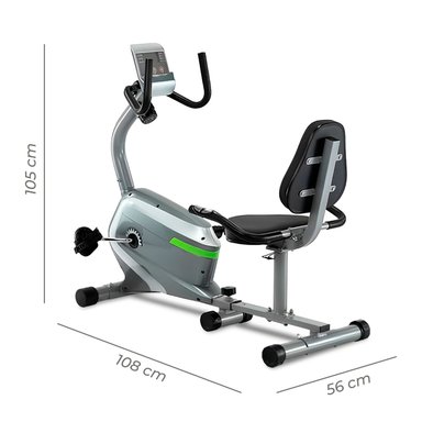 BICICLETA ELIPTICA MUNDO ONLINE DS6300 RECOSTADA PROFESIONAL CON ASIENTO - 3