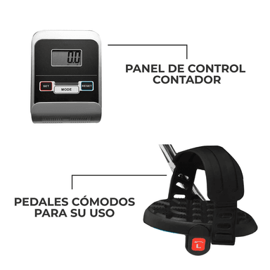 BICICLETA ELIPTICA MUNDO ONLINE DS6300 RECOSTADA PROFESIONAL CON ASIENTO - 4