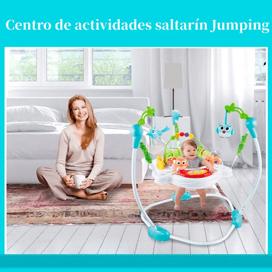 CENTRO DE ACTIVIDADES BEBE SALTARINA MUSICAL BABYJUMPER VERDE - 5