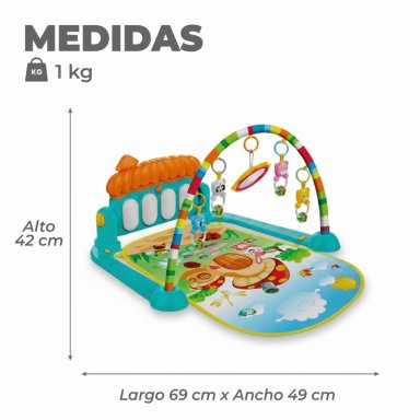 GIMNASIO 3 EN 1 MUSICAL PIANO PARA BEBE - 3