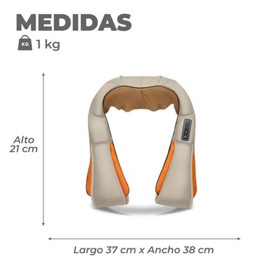 MASAJEADOR CERVICAL PRO PARA CUELLO ESPALDA - 3