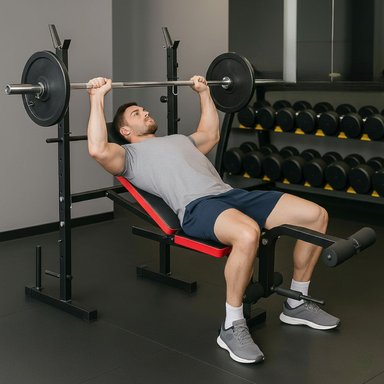 PRESS BANCA ABDOMINAL MULTIFUNCIONAL INCLINABLE + PIERNAS - 4