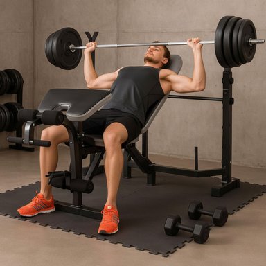 PRESS BANCA ABDOMINAL INCLINABLE Y DECLINABLE + BANCO SCOTT - 5