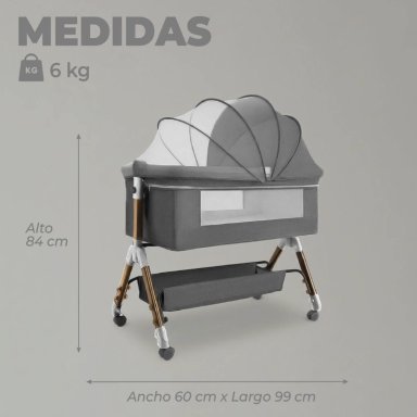CUNA COLECHO MOISES BEBE MECEDORA CON MUDADOR - 3