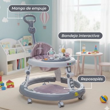ANDADOR CAMINADORA BEBE PLEGABLE ASTRONAUTA CON SONIDO - 6