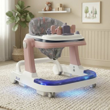 CAMINADORA ANDADOR BEBE CAMION MUSICAL ANTICAIDA STYLISH - ROSA - 2