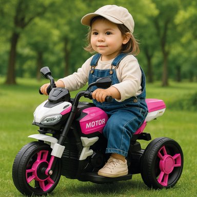 MOTO ELECTRICA NIÑO A BATERIA NITRO ITALY V4 LUZ Y SONIDO - 5