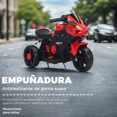 MOTO ELECTRICA INFANTIL 3 RUEDAS CON SONIDO RR BRAVE 6V - 3
