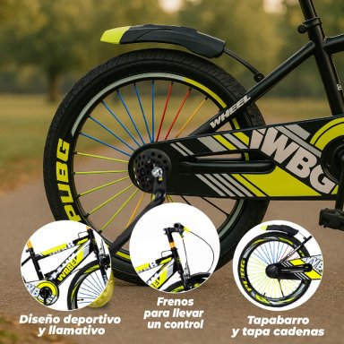 BICICLETA NIÑO INFANTIL MONTAIN BIKE MTB CON RUEDAS ARO 16 - 4