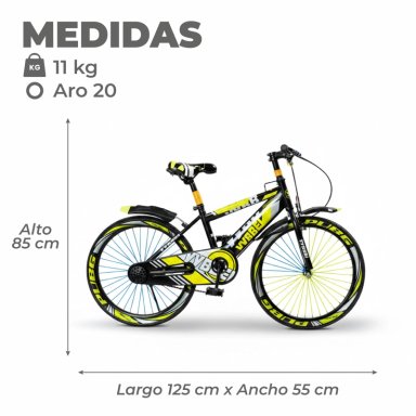 BICICLETA NIÑO INFANTIL MONTAIN BIKE MTB CON RUEDAS ARO 20 - 3