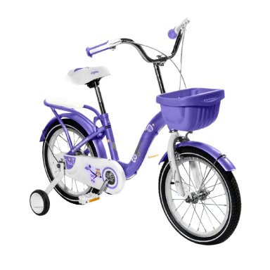 BICICLETA NIÑA INFANTIL DE PASEO PURPLE OWL RUEDITAS ARO 12 - 1