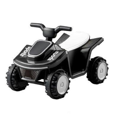 MOTO NIÑOS CUATRIMOTO ELE CTRICA SPORT LUCES Y SONIDO NEGRO - 1