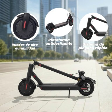 SCOOTER ELECTRICO ANTIPINCHAZO 25 KM. 400W M187 - 3