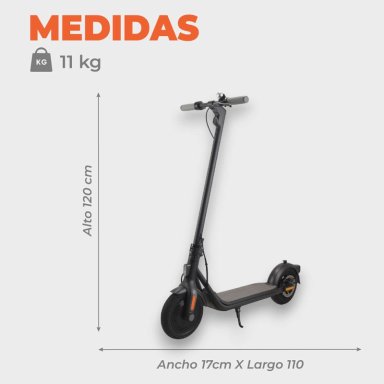 SCOOTER ELECTRICO ANTIPINCHAZO 25 KM. 300W Z02 - 4