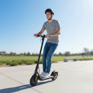 SCOOTER ELECTRICO ANTIPINCHAZO 25 KM. 300W Z02 - 5