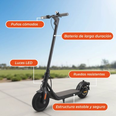 SCOOTER ELECTRICO ANTIPINCHAZO 25 KM. 300W Z02 - 6