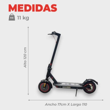SCOOTER ELECTRICO ANTIPINCHAZO 25 KM. 400W M187 - 4